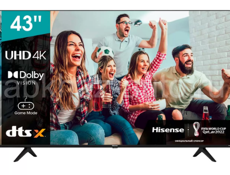 Телевизор Hisense 43 109 см 4K  Smart TV (Новые) 