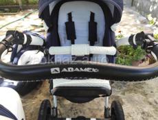 Продается коляска 3 в 1 Adamex Barletta Dark Blue White