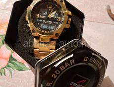 Репы G-SHOCK МЕТАЛЛ в МЕТАЛЛ кейсе: влагозащищенность, подсветка, часы, секундомер, день недели, число, месяц, будильник, 12/24 часовое отображение, оповещения, светонакопительные стрелки. Новые.