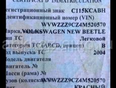 Volkswagen New Beetle