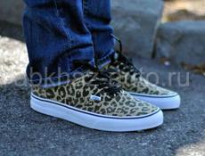 Кеды Vans Authentic Leopard 43р новые Оригинал