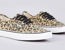 Кеды Vans Authentic Leopard 43р новые Оригинал