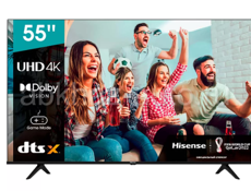 Телевизор Hisense Экран 55 4K HDR10+ Smart TV (Новые Гарантия) 