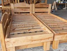 Продаю кровати   коштановые  новые 10 шт .80см. 2м.