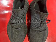 Yeezy 350  рефлективные черные  