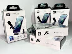 Беспроводной микрофон петличный К8 для iPhone и Android  и Type-C Петличка для блогеров
