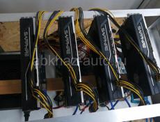 Видеокарты RX 580 8gb продается риг 4 карты с 