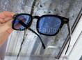 Классические поляризованные солнцезащитные очки для мужчин и женщин💙 квадратные, голубые линзы