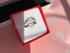 Романтическое кольцо для обнимания рук в форме сердца❤️ 16 и 17 размер, 925 проба, серебро 