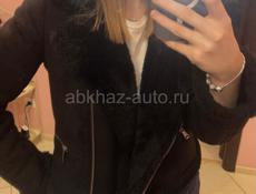 Дубленка женская авиатор замшевая pull&bear