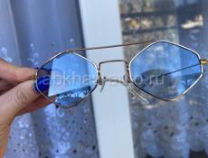 Солнцезащитные очки в винтажной небольшой оправе UV400, модные многоугольные солнечные очки с металлической оправой, с защитой от ультрафиолета