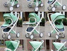 Коляска Bayomi (Greentom Upp) 2 в 1 (с двумя сменными блоками), двухсторонняя, от 6 месяцев до 5 лет.   Детское кресло Pouch. 