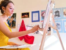 Сегодня в 17:00 художница Кристина Гааг проводит мастер-класс в Бригантине.