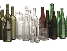 Стеклянные бутылки для вина, водки, коньяка