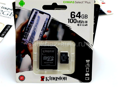 Продаётся micro SD 64 Гб Kingston Canvas Select Plus.