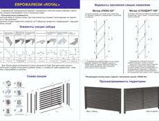 Заборы горизонтальные секционные.Пишите на Ватсап .