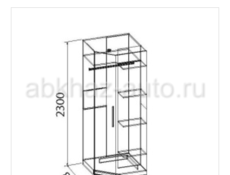 Шкаф угловые из подсветкой 