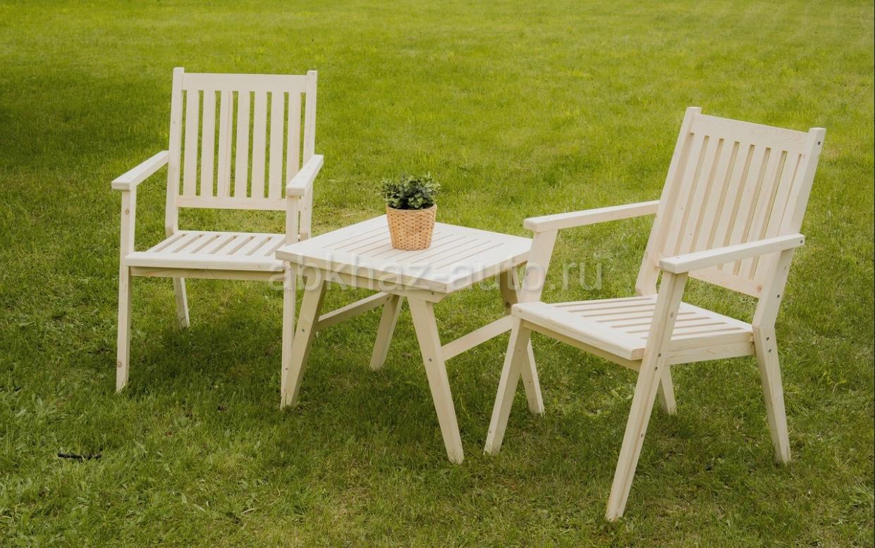 Комплект садовой мебели: Садовита стол+2 креслам