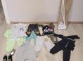 Вещи и обувь пакетом детские от 0 до 1 года, балдахин и бортики для детской кроватки
