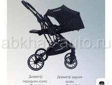 Коляска luxmom с реверсивным блоком