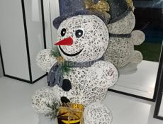 Продаётся снеговик ручной работы 60см 5000 тыс 