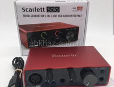  Звуковая карта FOCUSRITE Scarlett Solo 3rd Gen