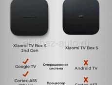 TB приставкаXiaomi Box S 2nd Gen, черная