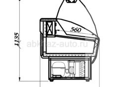 Холодильник витринный 