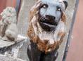 Бетонные скульптуры львов