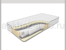 Матрас 90*200*20 из усиленного пружинного блока и натурального латекса
