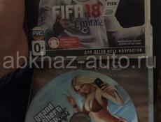 Продаю игры GTA5 (Без каробки) впридачу отдам FIFA 18