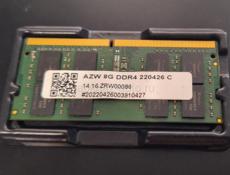 Оперативная память для ноутбука DDR4 8GB