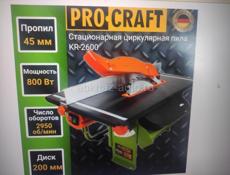 стационарная циркулярная пила kr2600 procraft 774-10-36