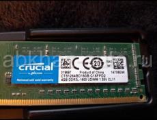 Оперативная память ddr 3 Crucial 2*4 = 8gb