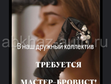 Требуется мастер бровист 