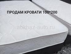 Продам кровати 100*200 полуторки,однушки,двухспалка