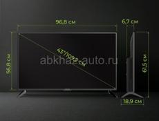 Новый смарт телевизоры 43"(109см диагональ)