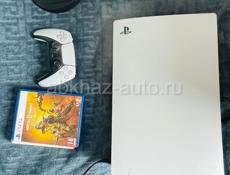 Play station 5 и телевизор 