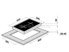 Продам варочную панель Homsair HVC32BK