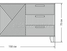 Комод OLAF new 150 -наличии