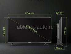 Новые смарт телевизоры 32"(80см) диагональ