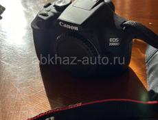 Продаю фотоаппарат canon 2000d в хорошем состоянии 