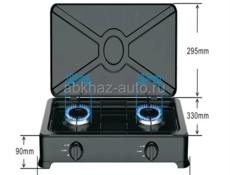 Газовая настольная плита 2 конфорки