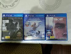 Диски на PS4.