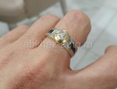 Перстень с бриллиантами 585 пробы
