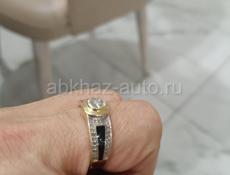 Перстень с бриллиантами 585 пробы