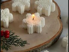 Новогодние арома свечи (ручной работы ) 