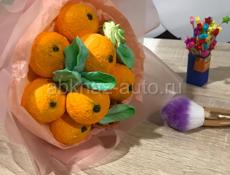 Мандарины из зефира 