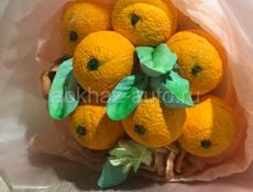 Мандарины из зефира 