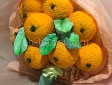 Мандарины из зефира 